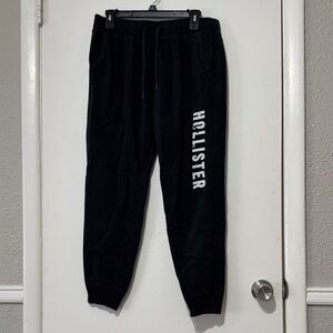 Hollister Black Sweatpants with Logo